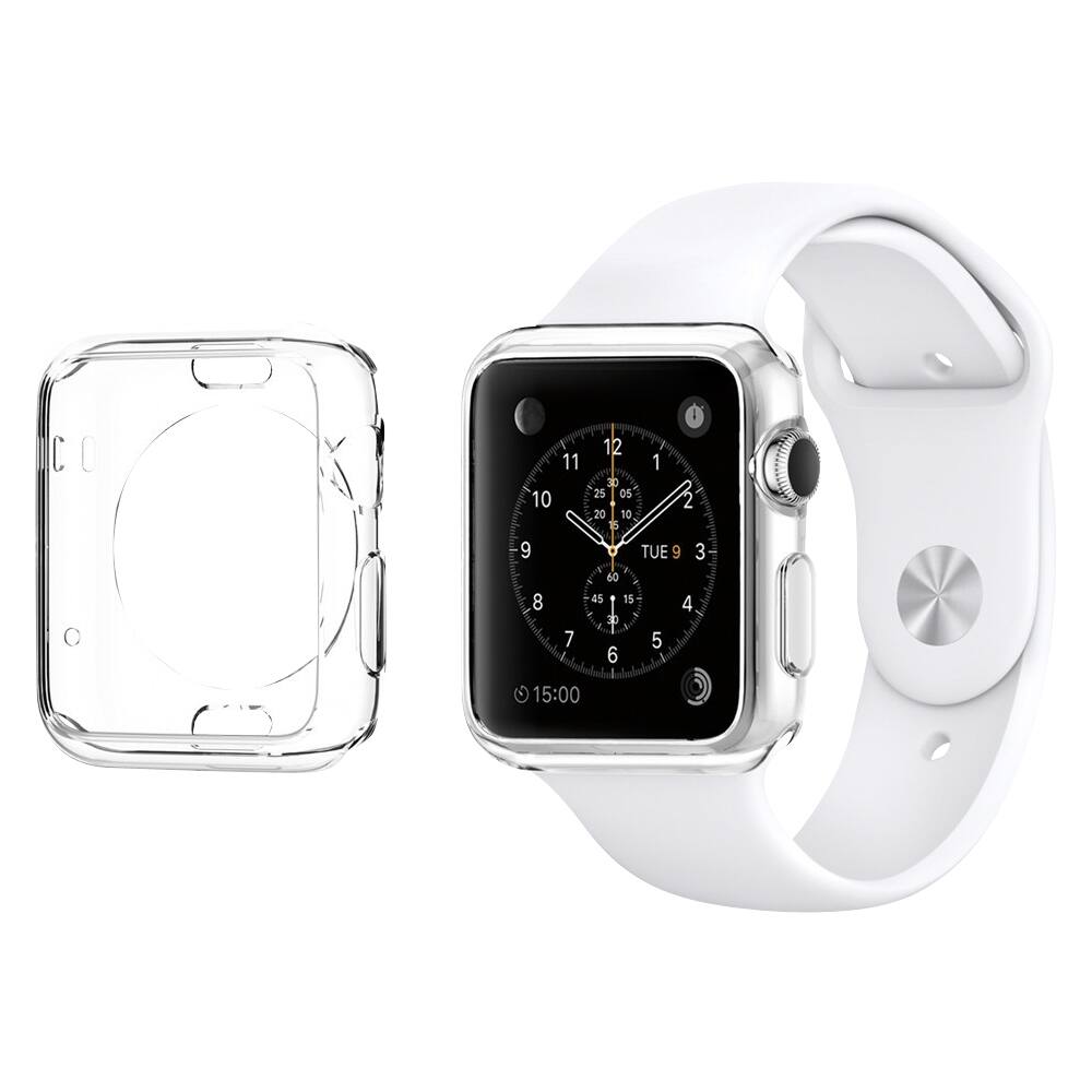 Best Buy Spigen Apple Watch Case Bumper Liquid Crystal (42mm) Clear