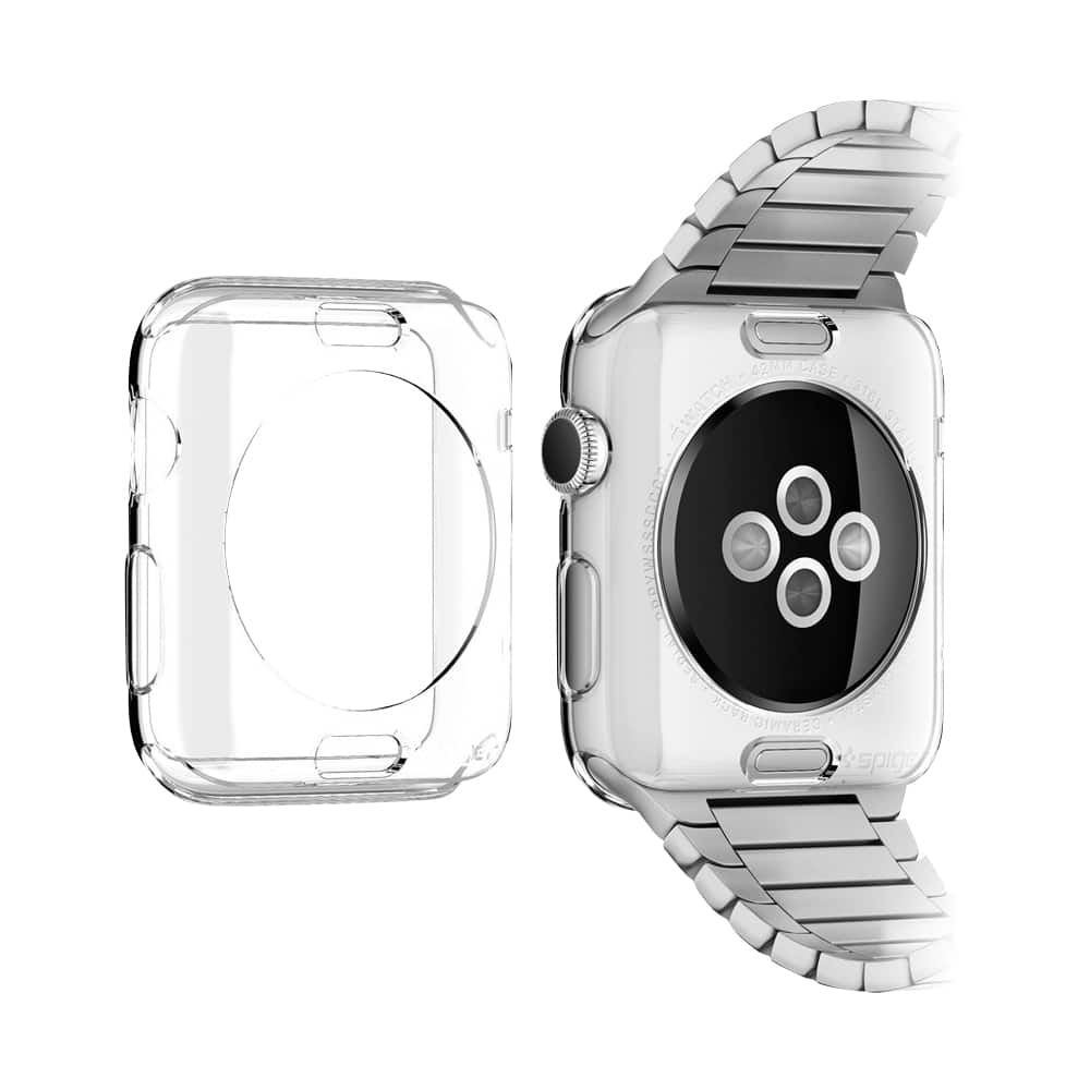 Best Buy Spigen Apple Watch Case Bumper Liquid Crystal (42mm) Clear