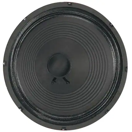 Angle. Eminence - Redcoat Series Passive Stage Speaker Driver (Each) - Black.