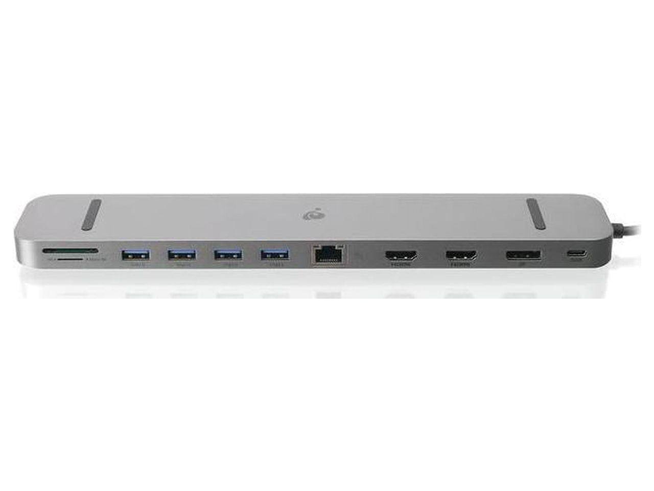Alt View 8. IOGEAR - IOGEAR Dock Pro USB-C Triple HD Dock w/ PD 3.0 GUD3C4K3.