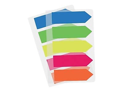 "Redi-Tag - Arrow Flags, Assorted Colors, 0.47"" Wide, 50 Flags/Pad, 5 Pads/Pack (32118) - Blue, Green, Orange, Pink, Yellow" price history on PriceWatchPro