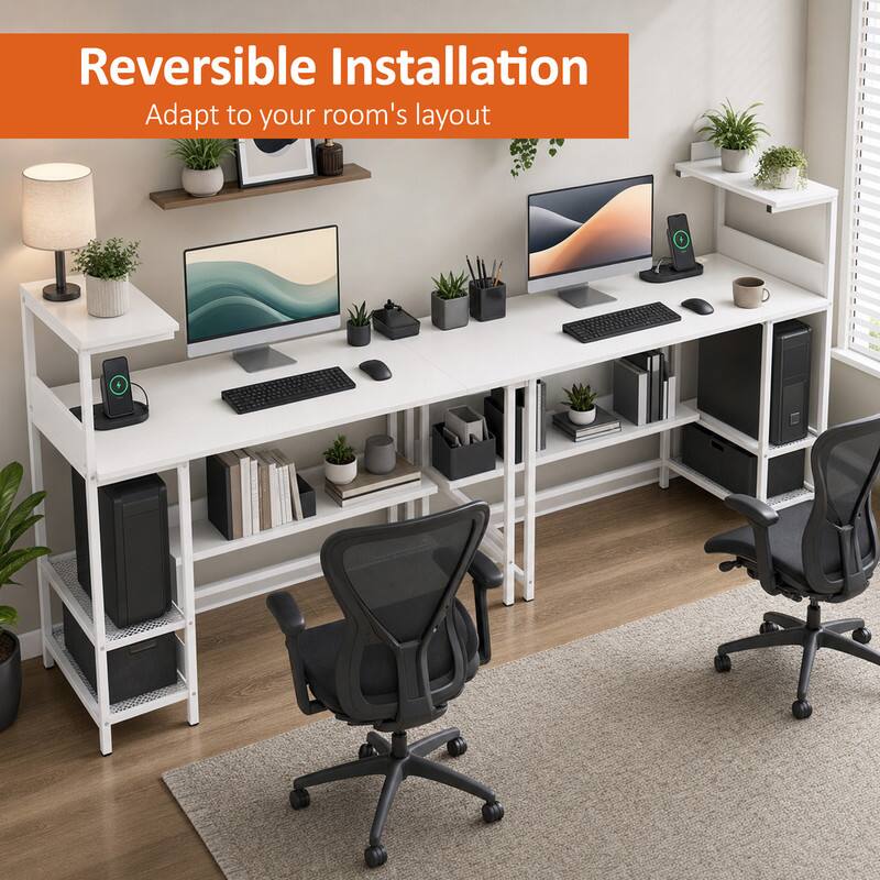 Reversible Installation  
Adapt to your room's layout
