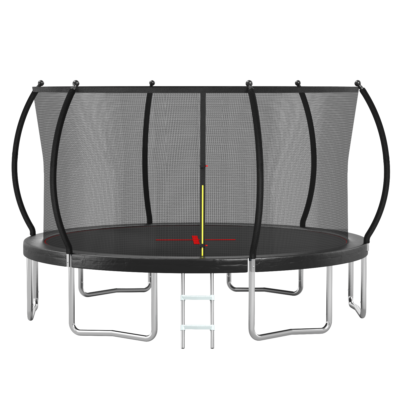 Alt View 6. LOVMOR - Lovmor 14 FT Trampoline with Safety Enclosure Recreational Trampoline for Adults.