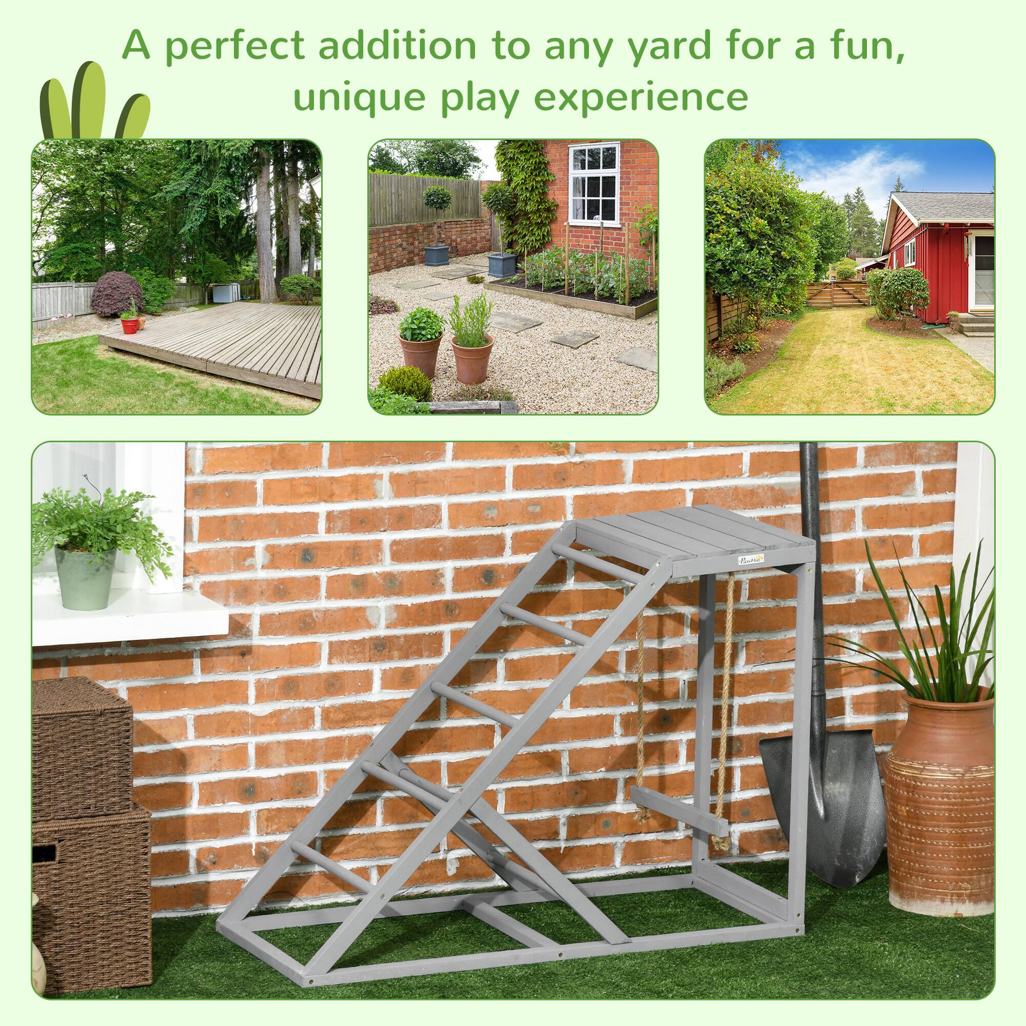 A perfect addition to any yard for a fun, unique play experience
