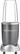 Angle. NutriBullet - 24-Oz. Nutrient Extractor - Gray/Silver.