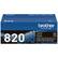 Front. Brother - TN-820 Toner Cartridge - Black.