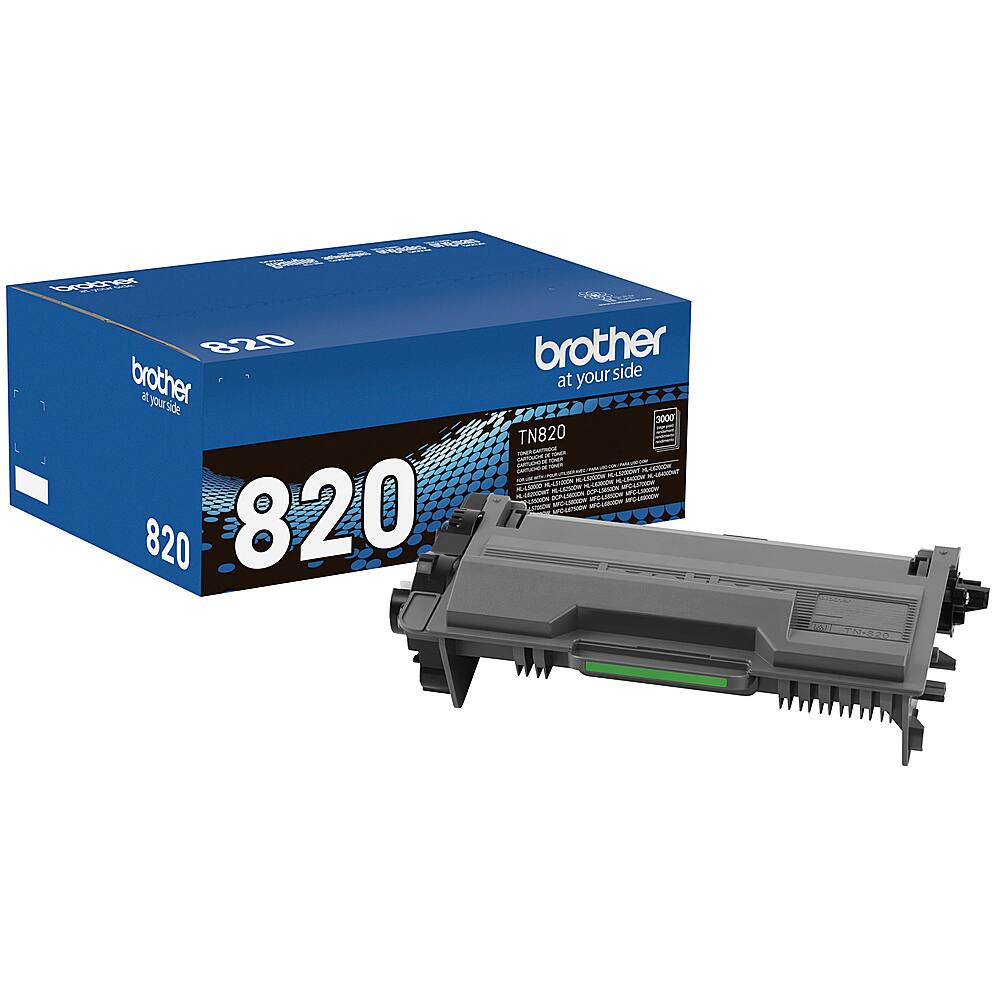 Alt View 1. Brother - TN-820 Toner Cartridge - Black.