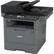 Angle. Brother - DCP-L5600DN Black-and-White All-In-One Laser Printer - Black/Gray.