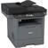 Left. Brother - DCP-L5600DN Black-and-White All-In-One Laser Printer - Black/Gray.