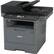 Angle. Brother - DCP-L5650DN Black-and-White All-In-One Laser Printer - Black/Gray.