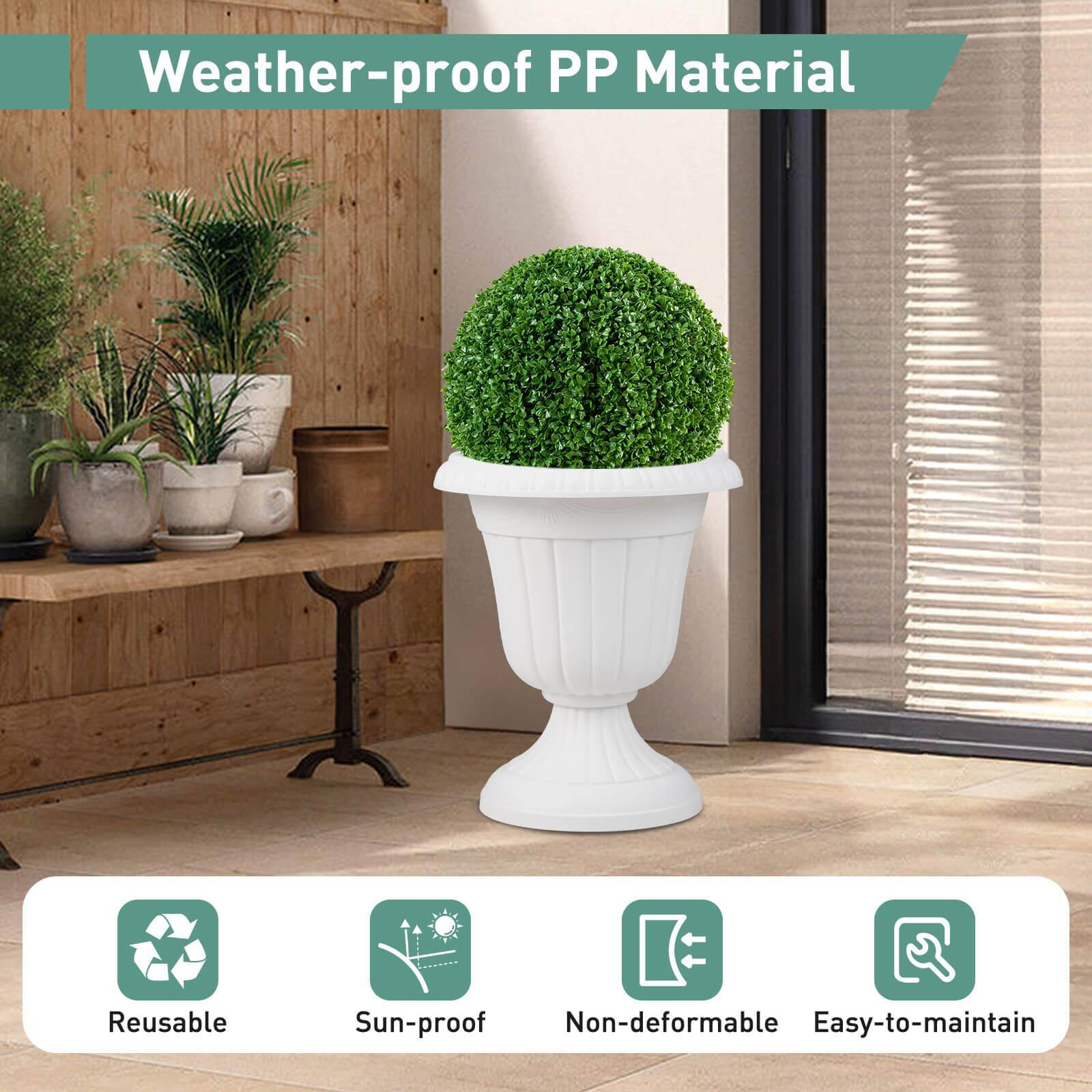 Weather-proof PP Material

Reusable  
Sun-proof  
Non-deformable  
Easy-to-maintain
