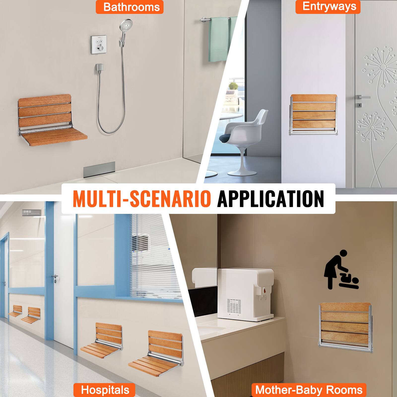 Bathrooms Entryways MULTI-SCENARIO APPLICATION Hospitals Mother-Baby Rooms