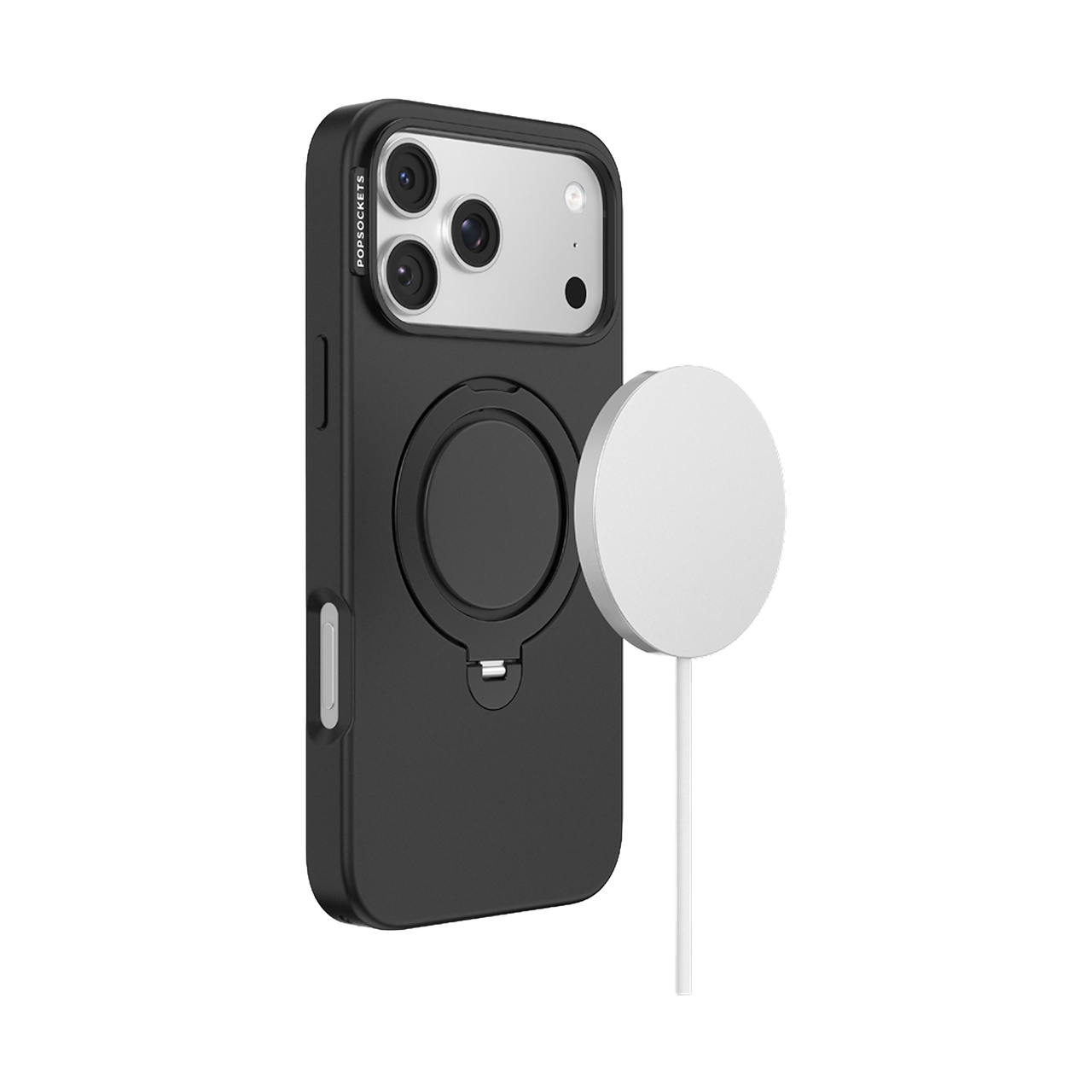 Alt View 2. PopSockets - Low Pro Case iPhone 18 Pro Max/17 Pro Max - Black.