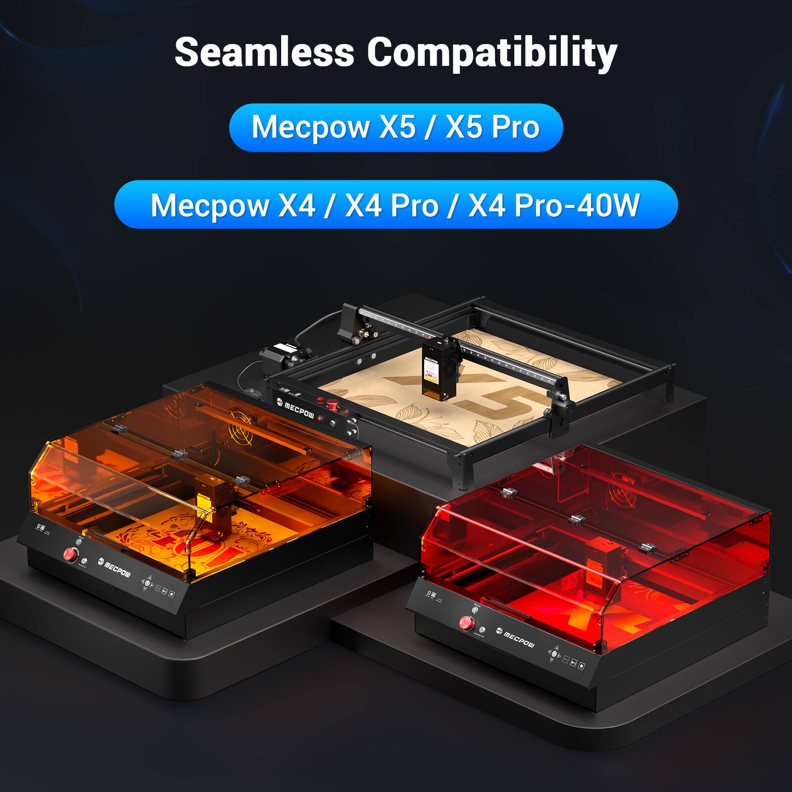 Seamless Compatibility Mecpow X5 / X5 Pro Mecpow X4 / X4 Pro / X4 Pro-40W