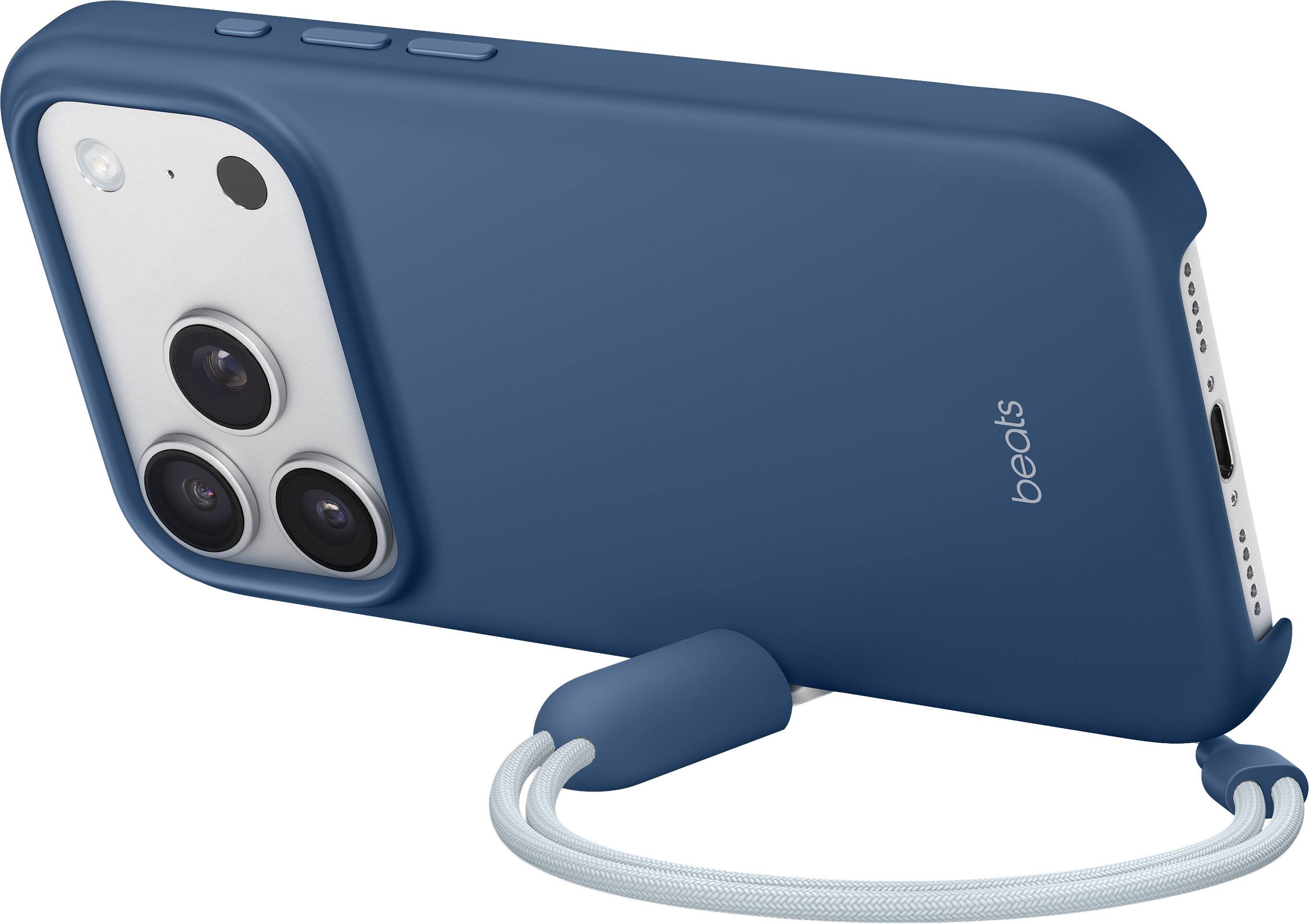 Alt View 2. Beats - iPhone 17 Pro Kickstand Case with MagSafe and Camera Control - Bedrock Blue.