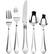 Left. Anchor Hocking - Winslow 20-Piece Flatware Set - Stainless Steel.