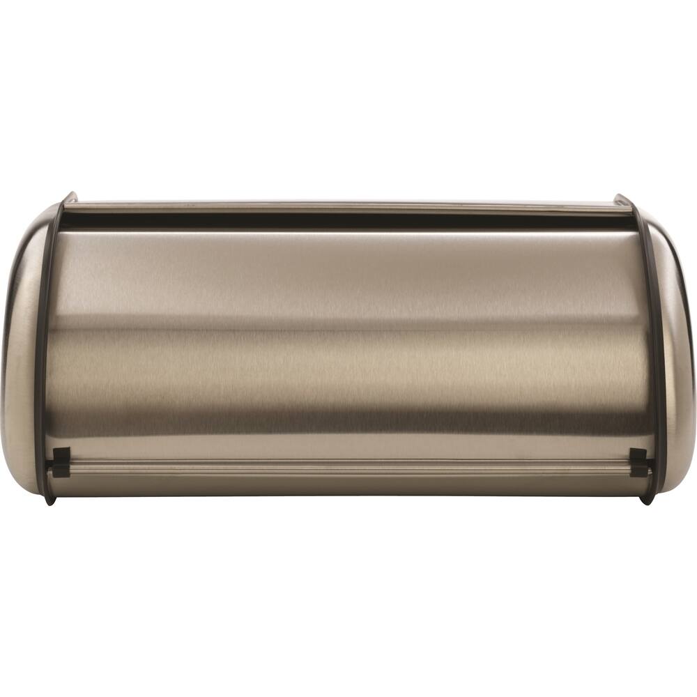 Angle. Anchor Hocking - Bread Box - Silver.