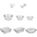 Angle Zoom. Anchor Hocking - 11-Piece Glass Bakeware Set - Clear.