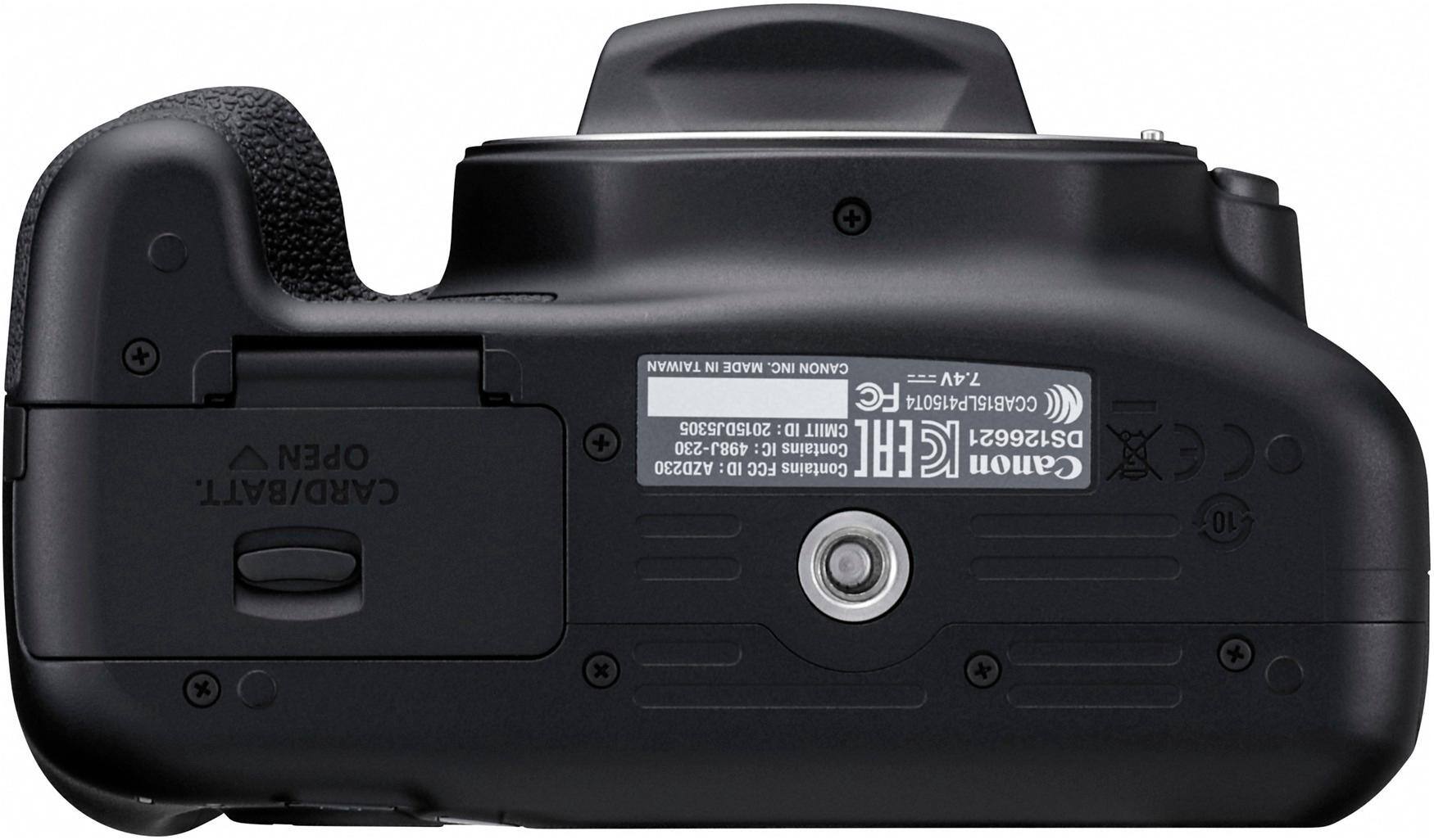 Alt View 14. Canon - EOS Rebel T6 DSLR Camera with EF-S 18-55mm f/3.5-5.6 IS II Lens - Black.