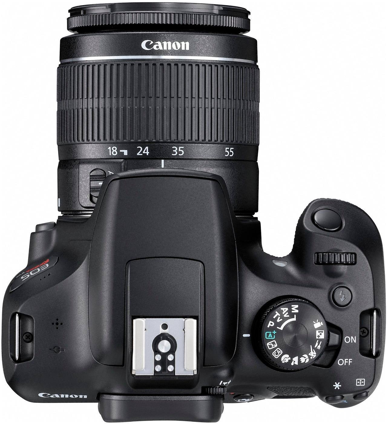 Alt View 15. Canon - EOS Rebel T6 DSLR Camera with EF-S 18-55mm f/3.5-5.6 IS II Lens - Black.