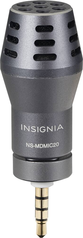 Front. Insignia™ - Directional Microphone for Smartphone.