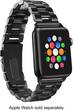 Platinum - Chain Link Band for Apple Watch 42mm - Black - Angle