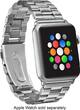 Platinum - Chain Link Band for Apple Watch 42mm - Silver - Angle