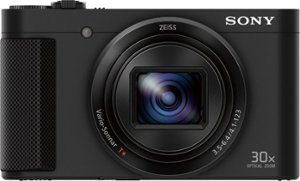 Sony - Cyber-shot DSC-HX80 18.2-Megapixel Digital Camera - Black - Front_Zoom