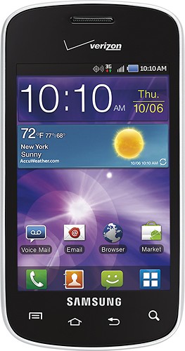  Verizon Wireless Prepaid - Samsung Illusion No-Contract Mobile Phone - Platinum