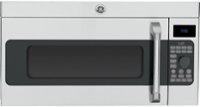 Front. GE - Café 1.7 Cu. Ft. Convection Over-the-Range Microwave - Stainless Steel.
