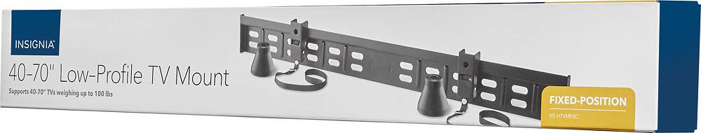 Alt View 11. Insignia™ - Fixed TV Wall Mount For Most 40"-70" TVs - Black.