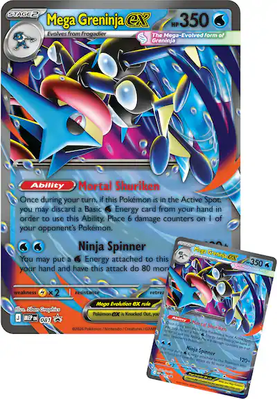 Pokémon Trading Card Game: Mega Greninja ex Premium Collection 10 Pokémon Trading Card Game: Mega Greninja ex Premium Collection 10