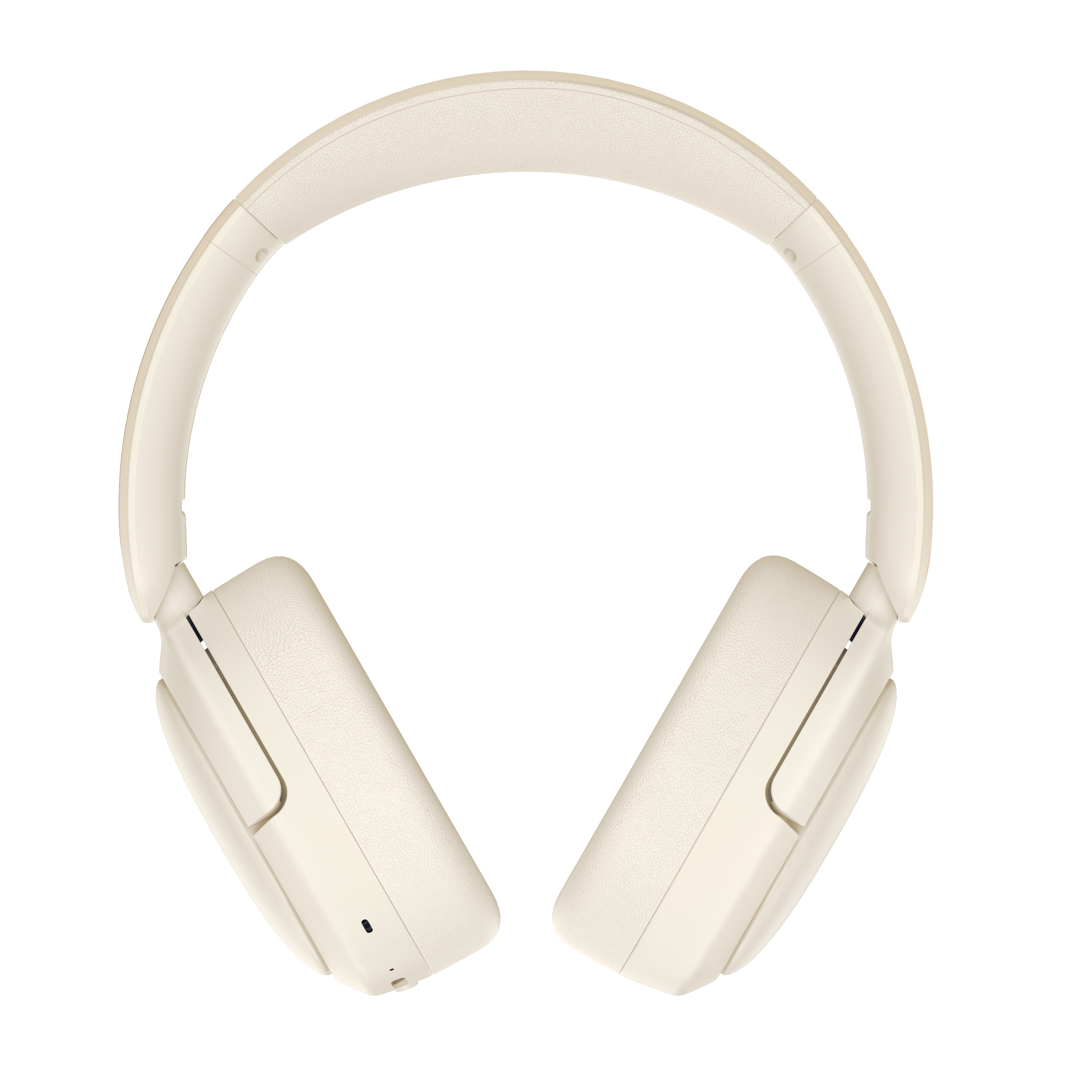 Alt View 2. Edifier - W800BT Pro Wireless Noise Cancellation Over-Ear Headphones - Ivory.