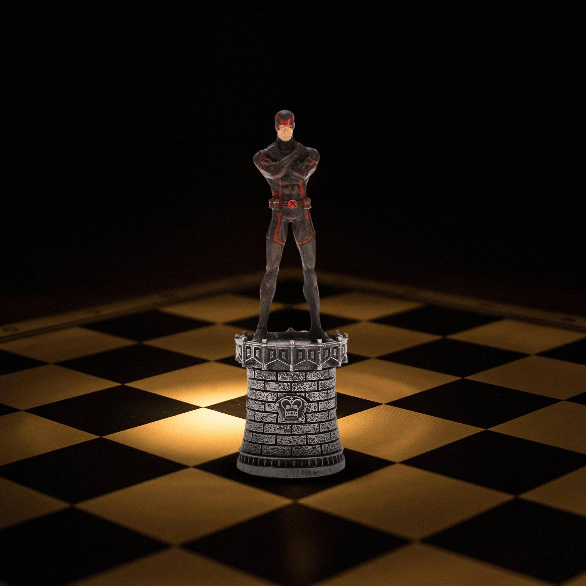 Alt View 5. Marvel - Marvel Chess Collection #38 Cyclops (King) | Chess Piece Only.