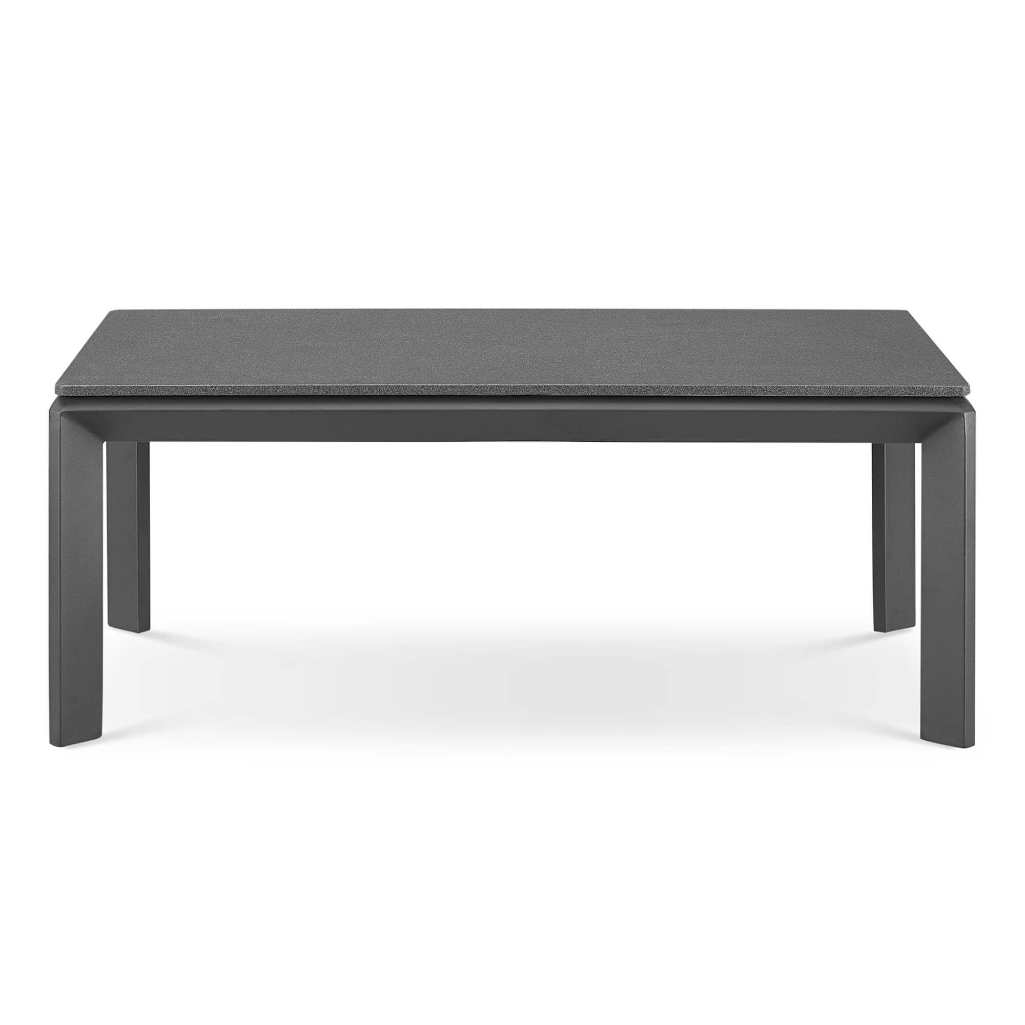 Back. Modway - Riverside Aluminum Outdoor Patio Coffee Table by Modway - Gray.