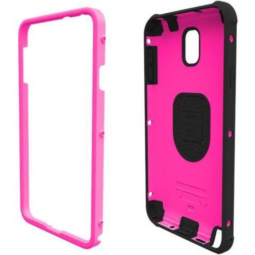 Front Standard. Trident - Cyclops Case for Samsung Galaxy Note 3 - Pink.