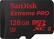 Front. SanDisk - Extreme Pro 128GB microSDXC UHS-II Memory Card - Black.