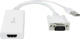 j5create - VGA to HDMI Video/Audio Adapter - White