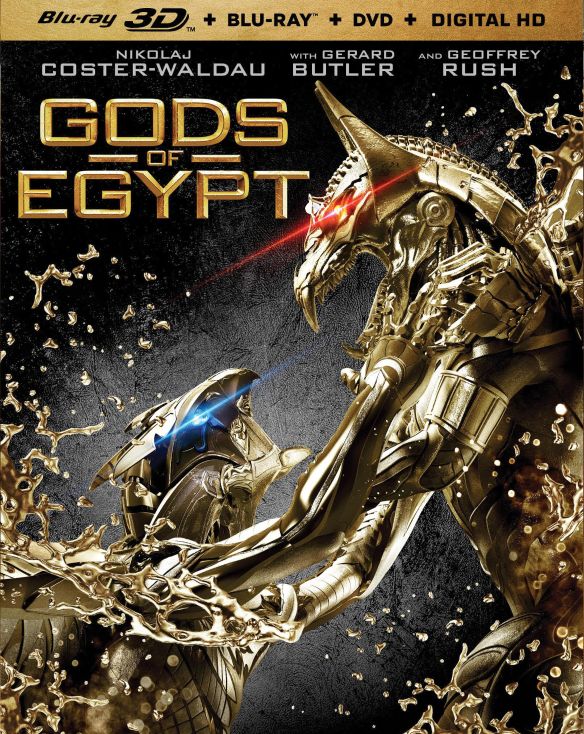  Gods of Egypt [3D] [Blu-ray/DVD] [3 Discs] [Blu-ray/Blu-ray 3D/DVD] [2016]