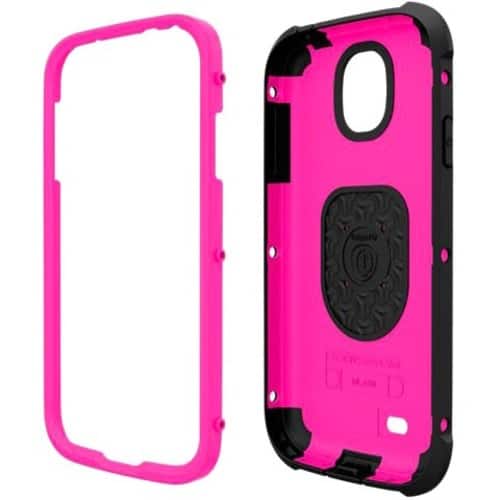 Front Standard. Trident - Cyclops Case for Samsung® Galaxy® S4 - Pink.