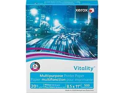 Xerox - Vitality 8.5" x 11" Multipurpose Paper, 20 lbs., 92 Brightness, 500 Sheets/Ream (3R02047PY) - White