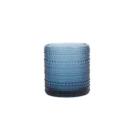 Fortessa - D&V By Jupiter Triple Old Fashion Glass, 13.9 ounce, Set of 6 - Cornflower