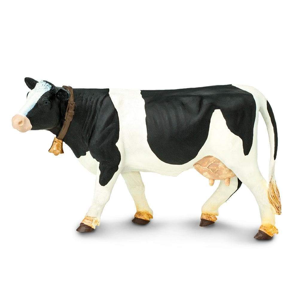 Front. Safari Ltd. - Holstein Cow Toy Figurine.