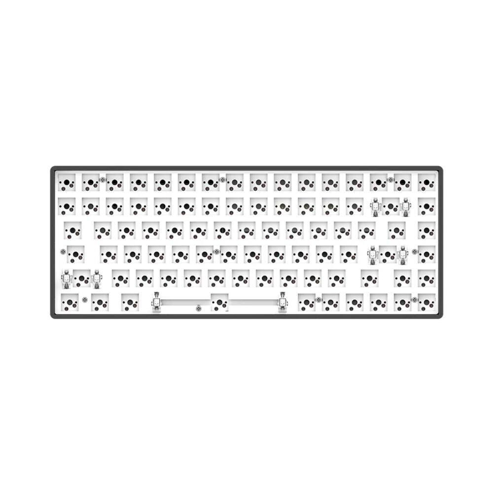 Pro Link Techs - Mini Plastic 3-Mode Barebone Keyboard Kit - White