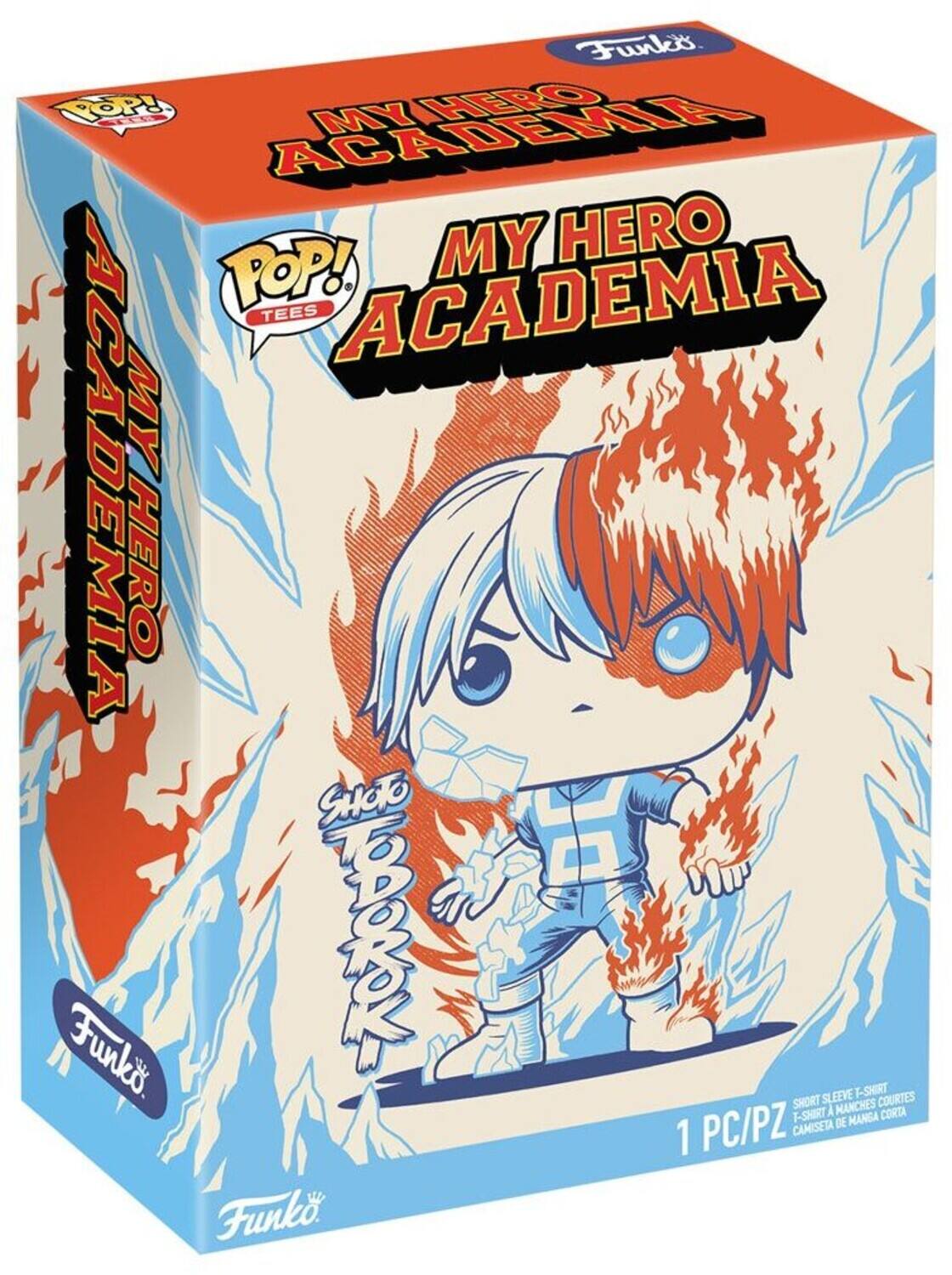 Funko  
POP! TEES  
MY HERO ACADEMIA  
Shotaro  
1 PC/PZ  
SHORT SLEEVE T-SHIRT  
F-SHIRT A MANCHES COURTES  
CAMISETA DE MANGA CORTA
