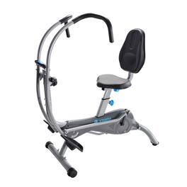 Stamina Products - Stamina Easy Step Smart Recumbent Stepper Exercise Machine with Arm Exerciser - Gray