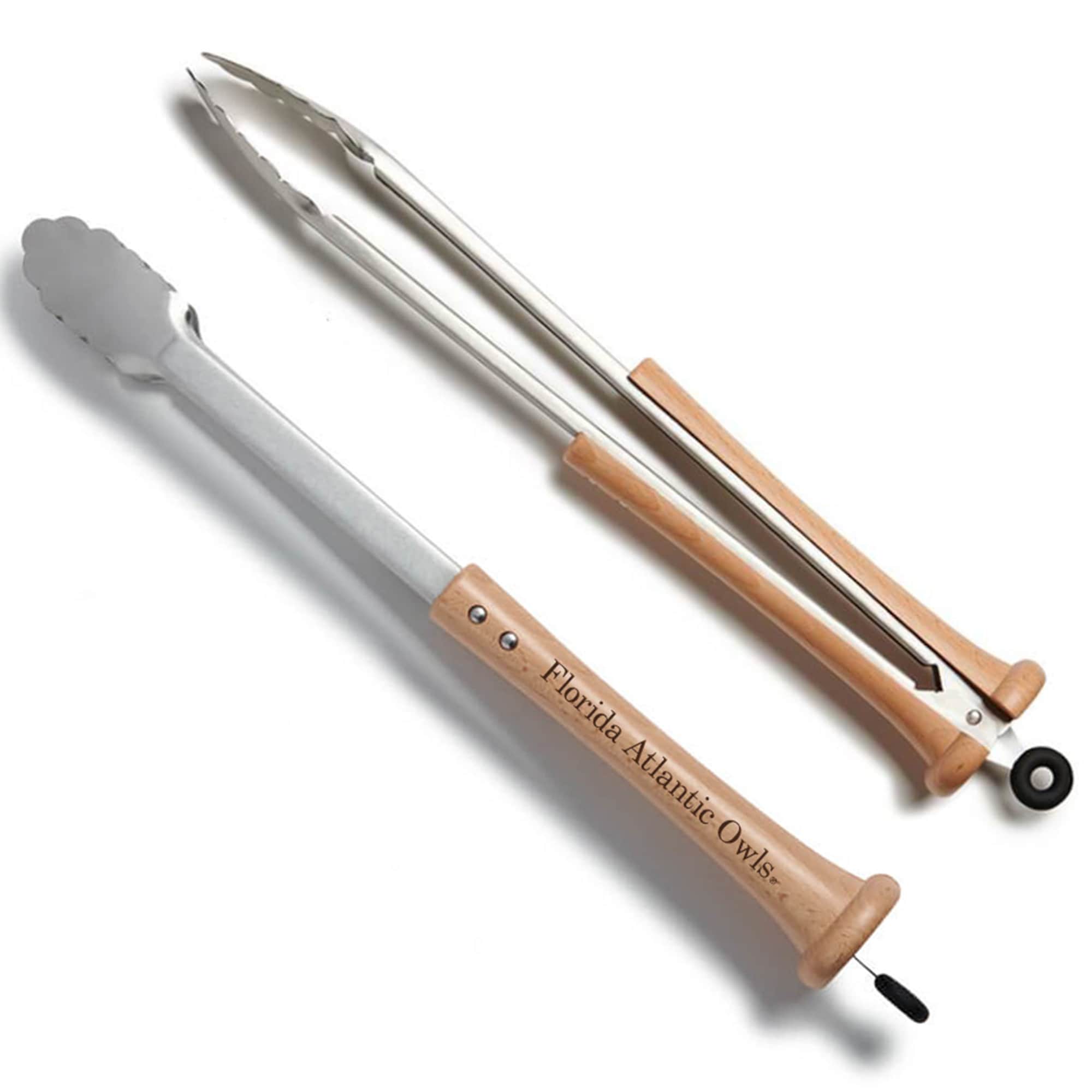 Baseball BBQ - Florida Atlantic Owls Splitfinger Tongs - Multicolor