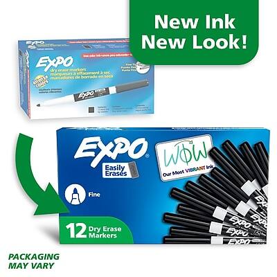 **New Ink New Look!**

**EXPO Dry Erase Markers**

- Easily Erases
- Fine
- Our Most Vibrant Ink Yet
- 12 Dry Erase Markers

**Packaging May Vary**