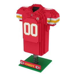Forever Collectibles - Kansas City Chiefs NFL BRXLZ Jersey 1047-Piece Building Block Set - Red