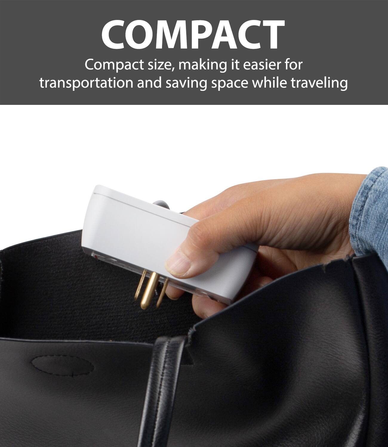 COMPACT
Compact size, making it easier for transportation and saving space while traveling